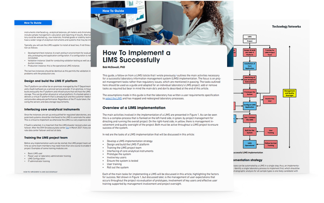 How To Implement a LIMS Successfully